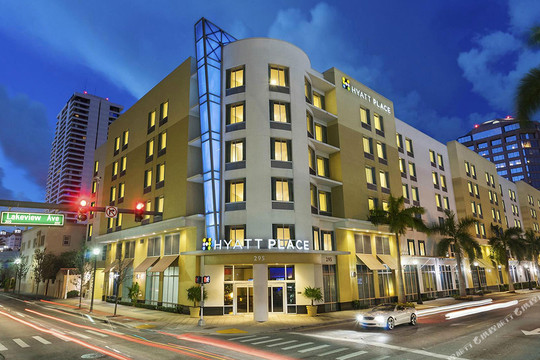 西棕榈滩酒店住宿-Hyatt Place West Palm Beach/Downtown