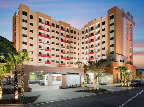 西棕榈滩酒店住宿-Residence Inn by Marriott West Palm Beach Downtown