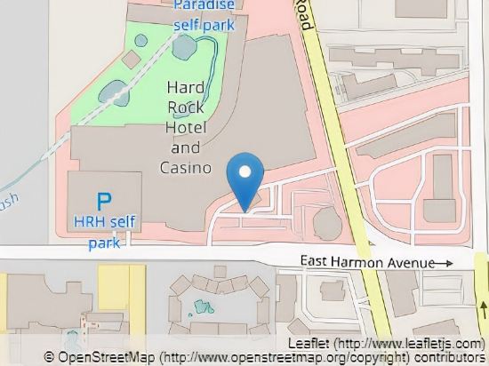 Hard Rock Las Vegas Map