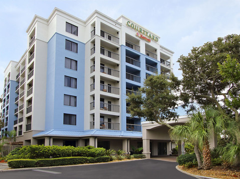 可可海滩酒店住宿-Courtyard by Marriott Cocoa Beach Cape Canaveral