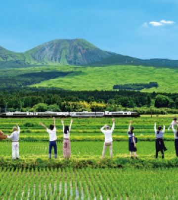 竹田市游记图文-熊本-阿苏之间的铁路线路已经恢复， 到阿苏观光更方便啦