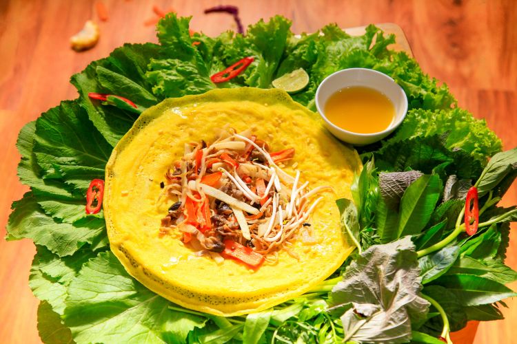 Crispy Vietnamese pancakes