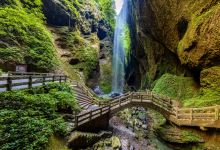 龙水峡地缝景点图片