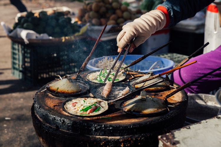 Crispy Vietnamese pancakes