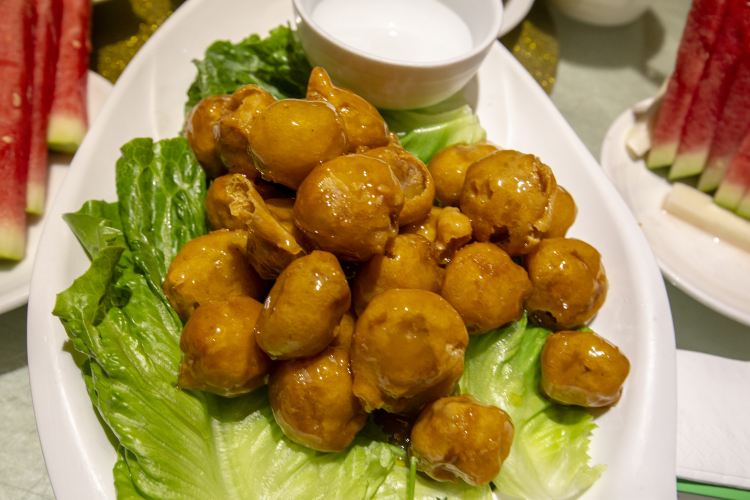 Caramelized sweet potato