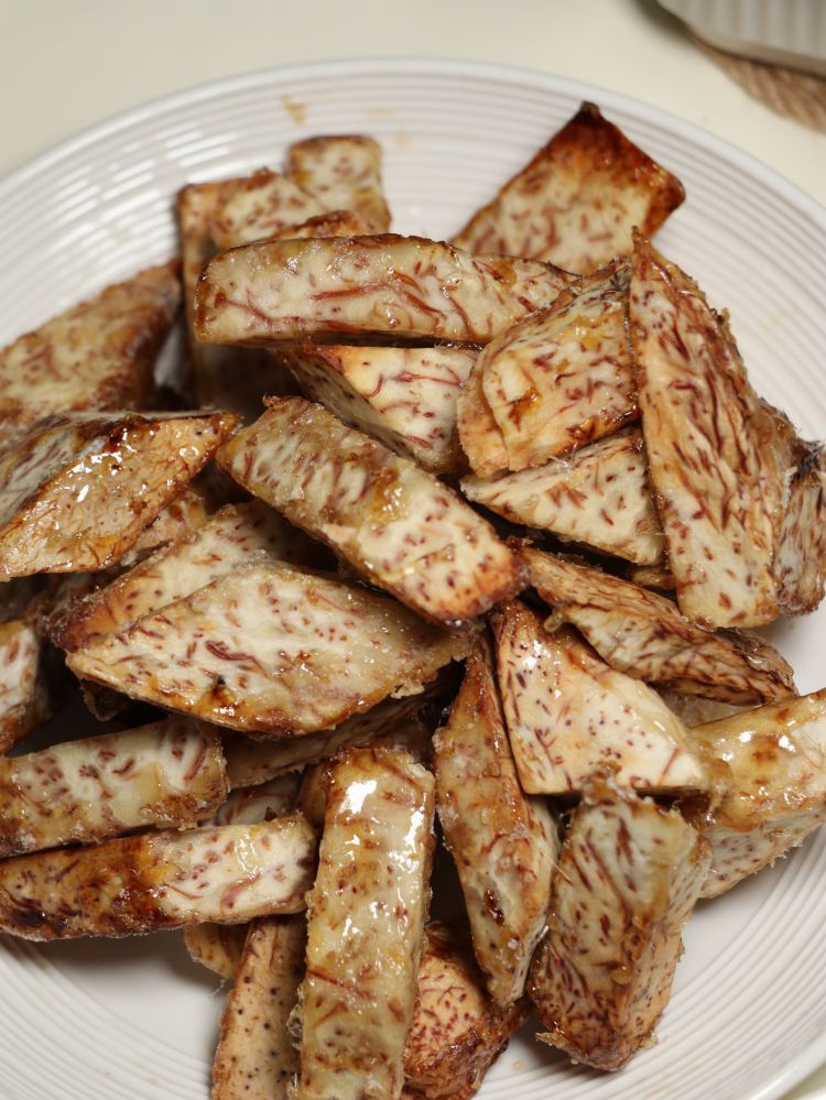 Caramelized sweet potato