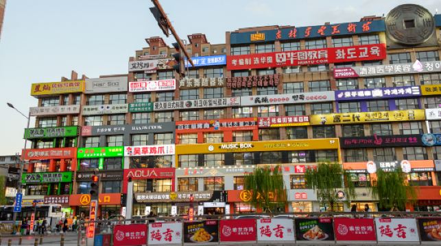 延边大学网红墙