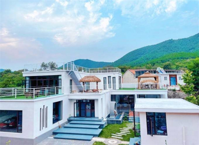 天津薊縣溶洞米多馨宿民宿，獨具浪漫山景庭院，8間多樣主題房。