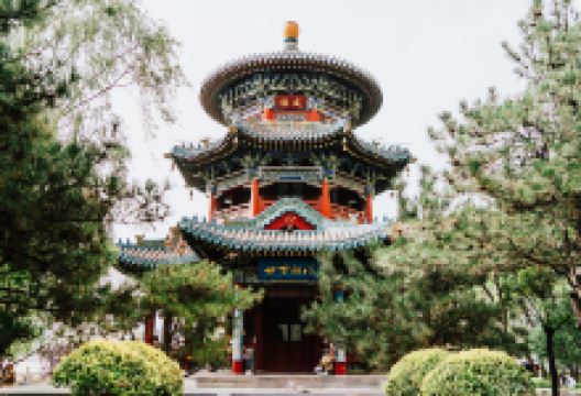 迎泽公园景点图片