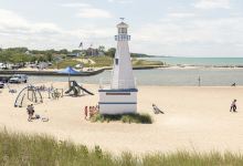 New Buffalo,MI Beach Playground景点图片
