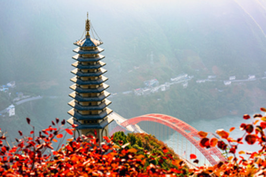 巫山游记图文-巫山红叶又红了，我不再等下一年了