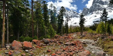 畢棚溝景區-紅石灘