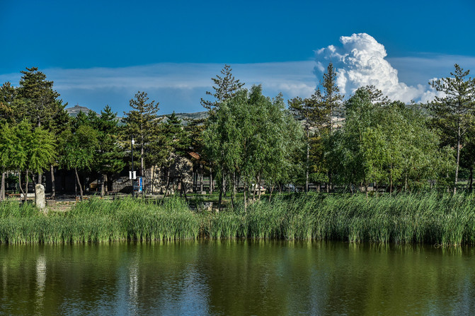 大同最詩意的寺院，有北方建築的陽剛，也有江南濕地的柔美。
