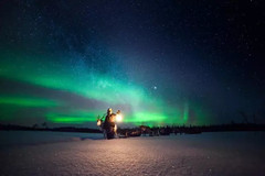 芬兰游记图片] 人在旅途 - 北极光 - 芬兰Lapland