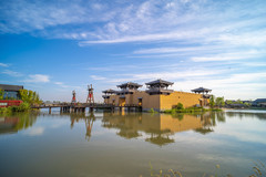 仙桃游记图片] 湖北仙桃这处古风宝藏景点，没想到还有网红特色船坞酒店