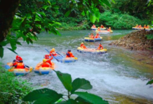 南昆山大观园昆山峡漂流景点图片