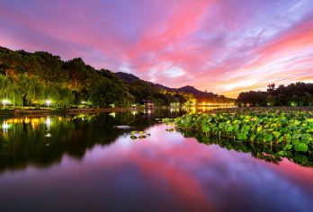杭州西湖+雷峰塔+西湖游船+乌镇西栅一日游【市区上门接】【漫步苏堤，泛舟湖上，回味白娘子传说，在雷峰塔顶俯瞰西湖。】