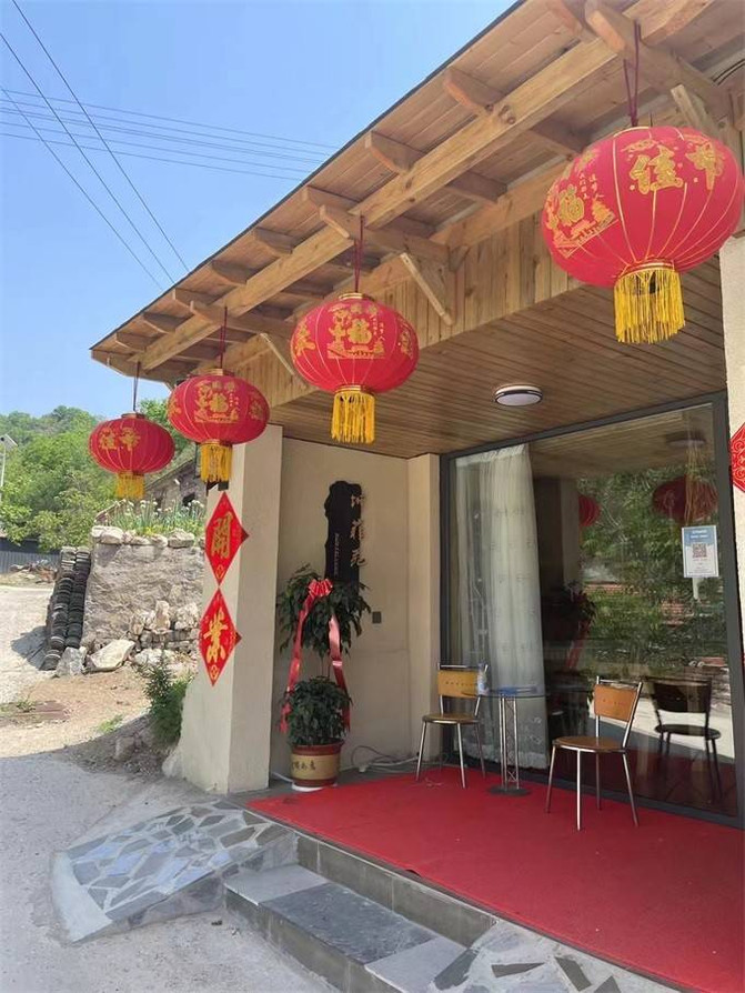 天津薊縣盤山坤菲苑民宿，依山傍水，如詩如畫,享受靜謐的時光。