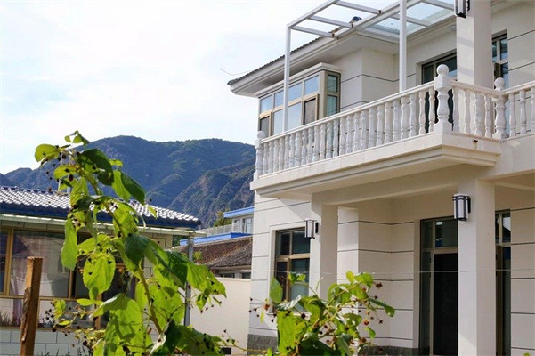 北京延庆龙庆峡有家晓苑民宿，1500就能包下整个院，跨年还用愁吗
