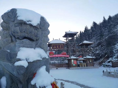 张掖游记图片] 冬日的焉支山----焉支雪