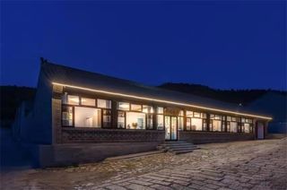 北京延庆八达岭岔道村山边悠舍民宿,房间整个八达岭长城就在眼前