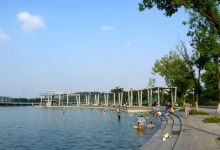 五河县龙湖公园景点图片