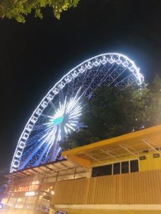 曼谷夜市摩天轮-曼谷-vivienvivien