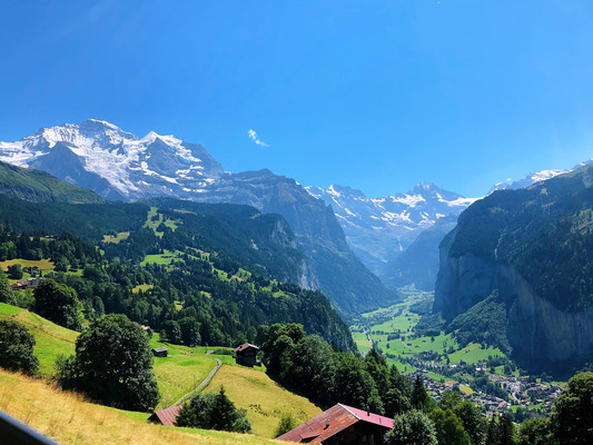 在瑞士的山水画卷中-2018年瑞法环游记