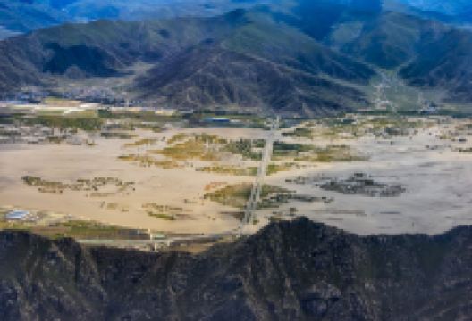 拉萨河特大桥景点图片