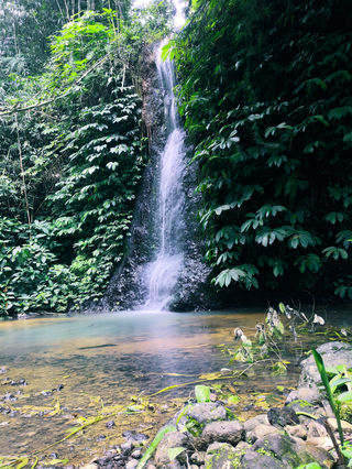 巴厘岛|Air Panas Angseri瀑布在畔的山间温泉