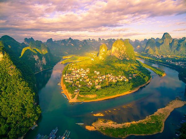 Xingping Ancient Town (Historical Charm, Scenic Views, Quiet Atmosphere)