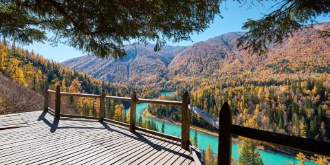 喀納斯河觀景台