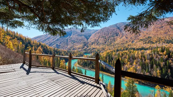 喀納斯河觀景台