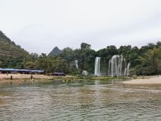 板约瀑布-大新-广州中奖小锦鲤