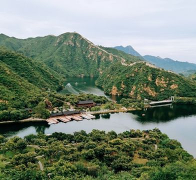 在怀柔燕秀山居民宿过几天舒服日子,山景露台观景,葡萄架下烧烤