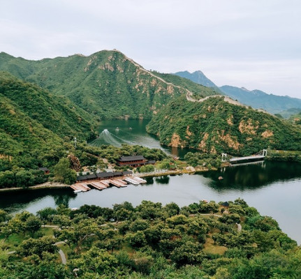 在怀柔燕秀山居民宿过几天舒服日子,山景露台观景,葡萄架下烧烤