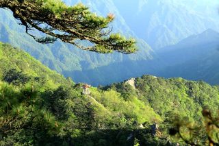 乐山乐水万佛山，清溪作伴 叠瀑频现，如遇云雨便美成了一座仙山