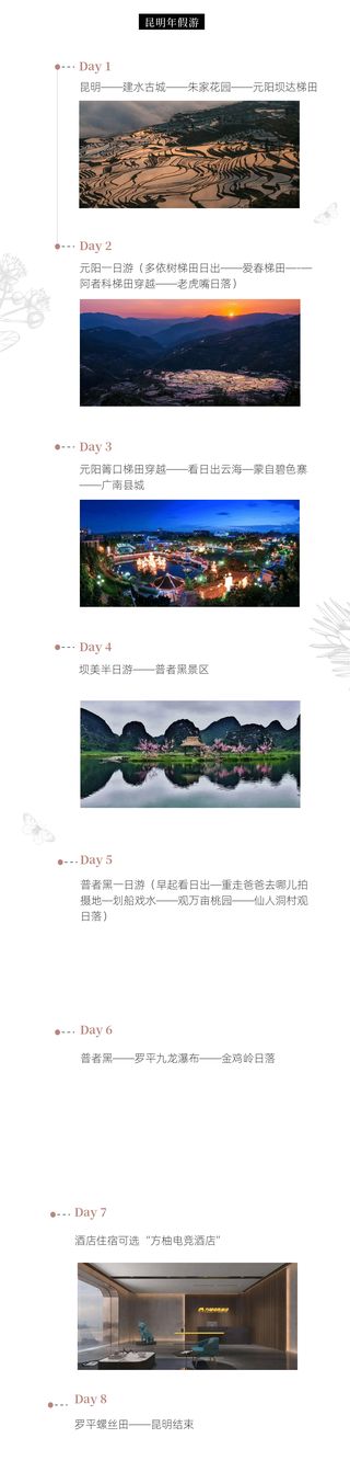 昆明七日游