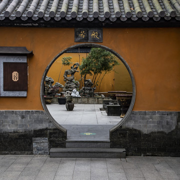 南京灵谷景区游览照片