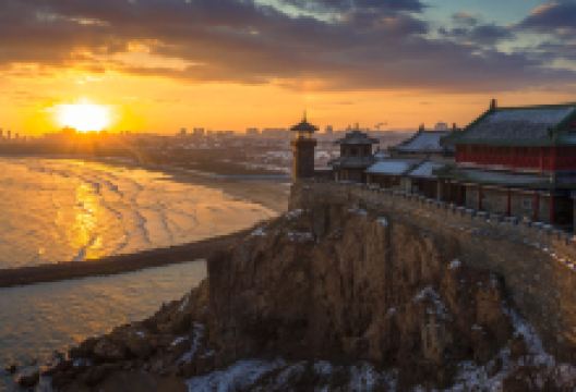 蓬莱阁观日出景点图片