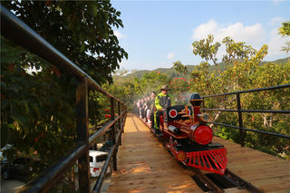 槟榔谷空中小火车,感受空中梦幻世界。
