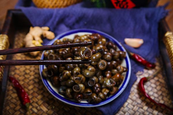 Marinated River Snails