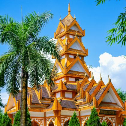 德宏+勐焕大金塔+勐焕银塔+勐巴娜西珍奇园+瑞丽+一寨两国+瑞丽市总佛寺+瑞丽市姐告边境贸易区+莫里热带雨林景区3日2晚私家团