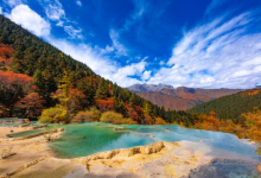 五彩池景点图片