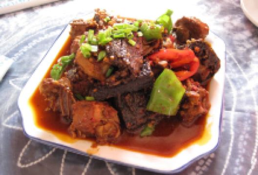 湘西苗王鹅庄美食图片