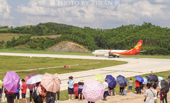 玉林游记图片] 中国第一网红机场，每天数千人自发接送机，风雨无阻成靓丽风景线