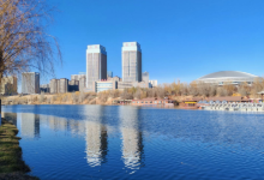 城市海景景点图片
