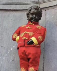 撒尿小童像-布鲁塞尔-薄荷的时空之旅