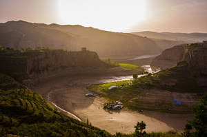 清水河游记图文-黄河入晋与长城握手，变得美丽多姿，老牛湾湾被摄影师拍出名