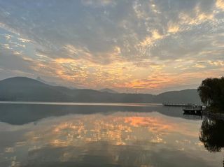 秋高气爽的季节、快来松月湖欣赏浪漫的秋色~